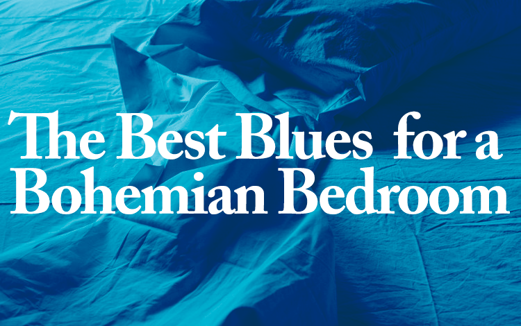 The Best Blues for a Bohemian Bedroom