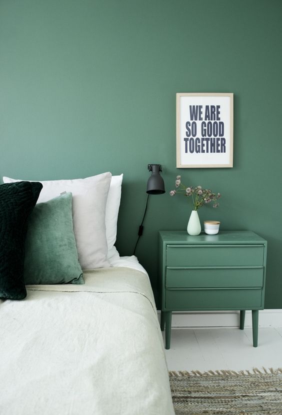 The Best Wall Colors For Your Green Bedding