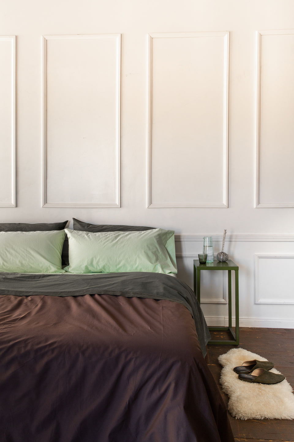 Flaneur Bedding in bespoke colours and rare shades. Flaneur Change